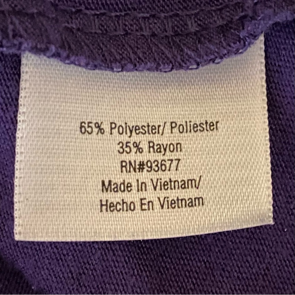 A.N.A Purple Ruffled V-Neck Top - Picture 5 of 6